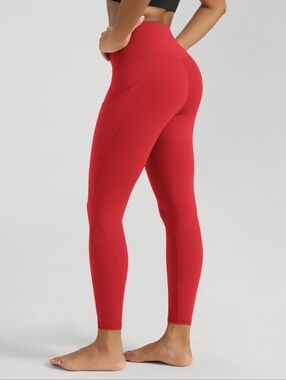 ODODOS Women's High Waisted Yoga Leggings with Pockets, Tummy Control